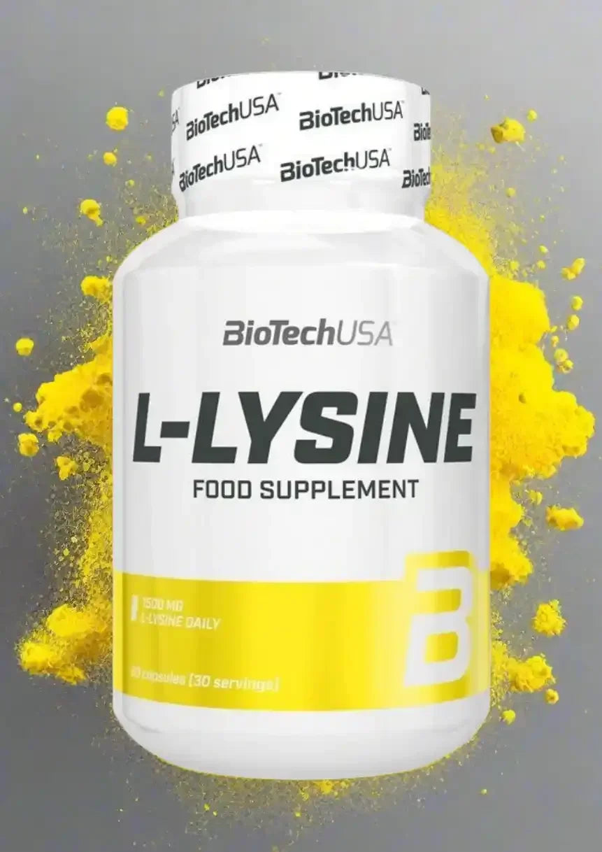 BioTech USA L-Lysine Kapseln 90stk - Supplement-Support.com