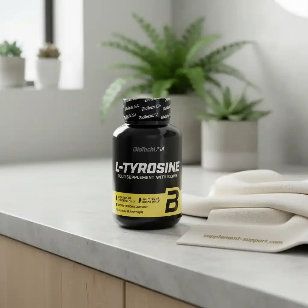 L-Tyrosin Nahrungsergänzungsmittel mit Jod für Energie und Schilddrüsenunterstützung