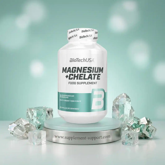 Magnésium + Chélate BioTech USA 60 capsules