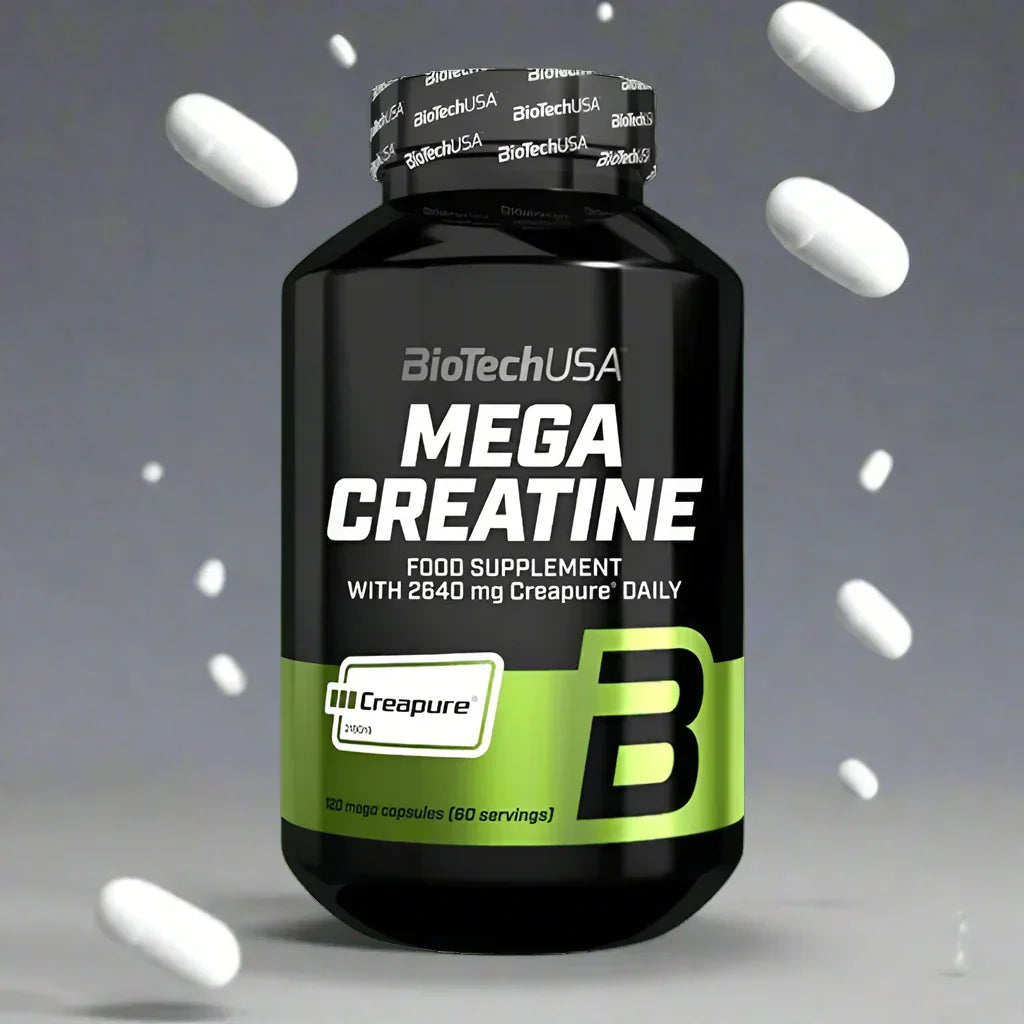 Biotech USA Mega Creatine 120 Megakapseln - Supplement-Support.com