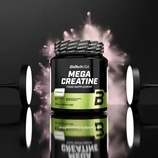 BioTechUSA Mega Creatine Nahrungsergänzung für mehr körperliche Leistung und Fitness