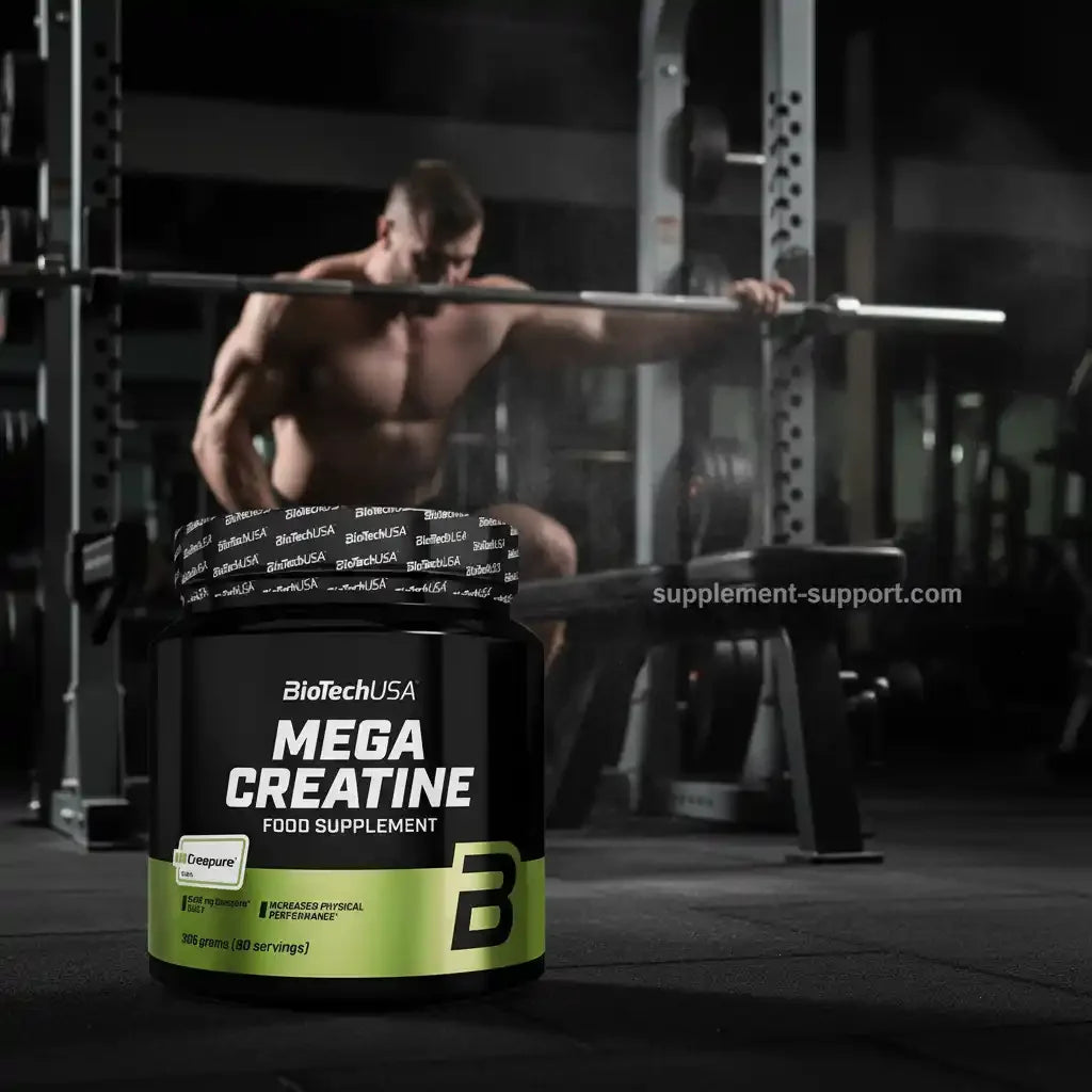 BioTechUSA Mega Creatine Nahrungsergänzung für Fitness & Krafttraining im Gym