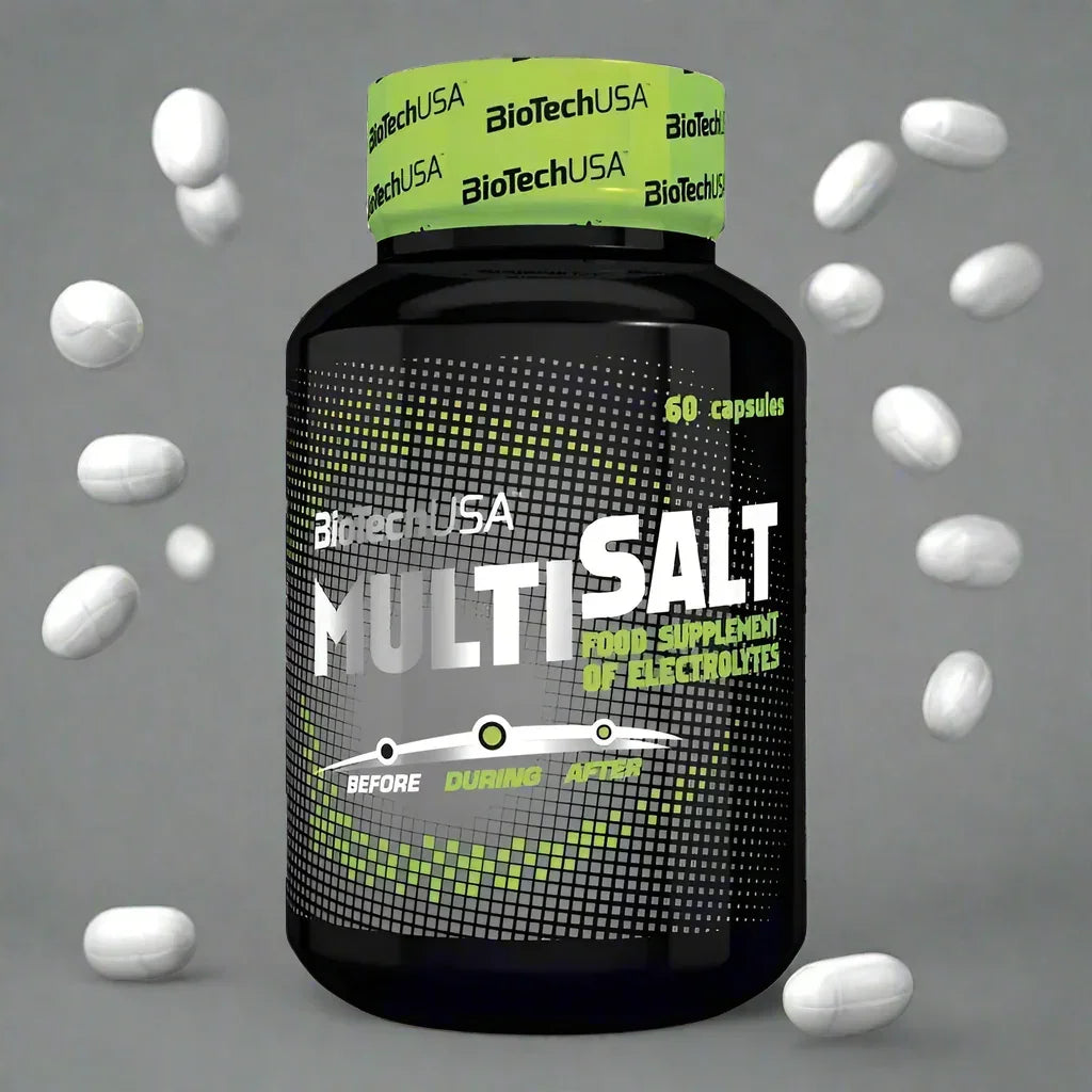 BioTechUSA MultiSalt Elektrolyt-Kapseln für Sportler vor, während und nach dem Training