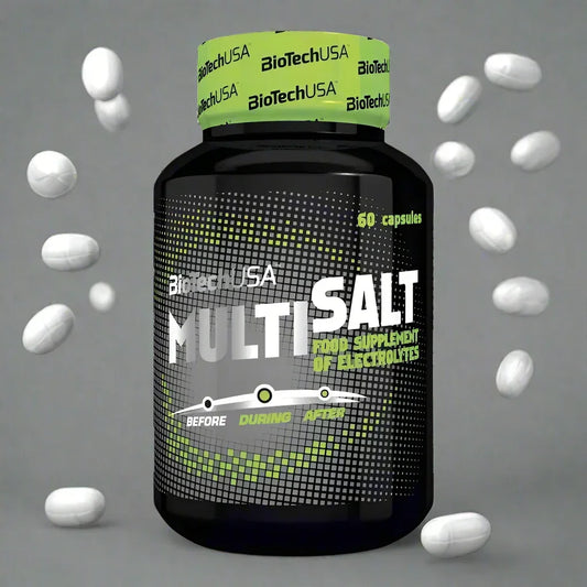 BioTechUSA MultiSalt Elektrolyt-Kapseln für Sportler vor, während und nach dem Training