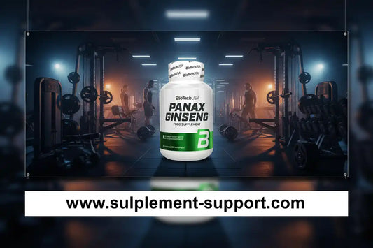 Panax Ginseng Nahrungsergänzungsmittel für Sportler im Fitnessstudio
