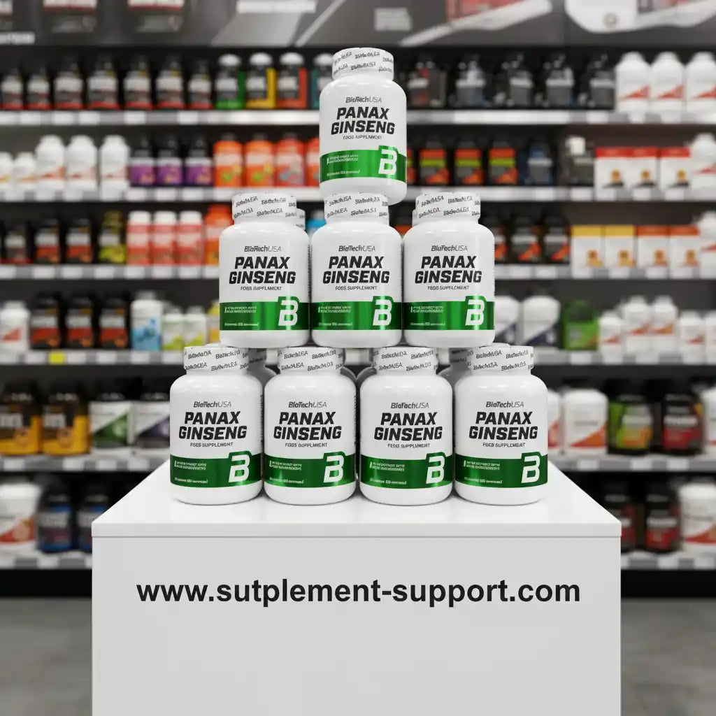 Panax Ginseng Nahrungsergänzungsmittel für Sportler und Fitnessbegeisterte