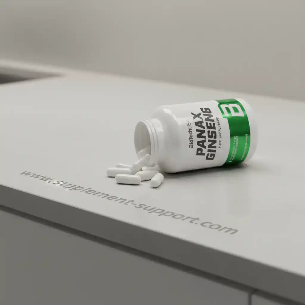 Panax Ginseng Kapseln von BioTechUSA, Nahrungsergänzung für Sportler und Fitness