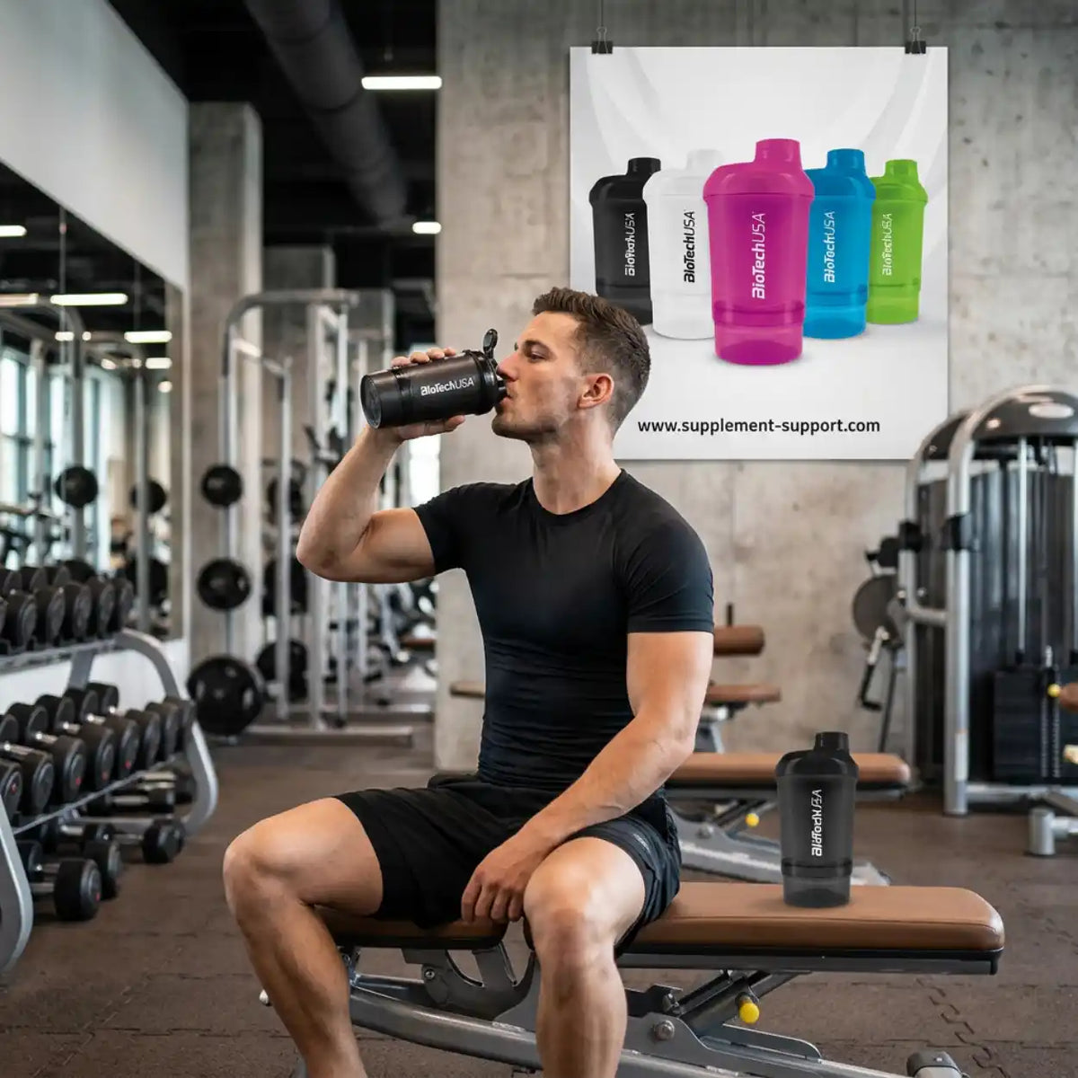 BioTech USA Wave - Nano Shaker / 300 ml + 150 ml