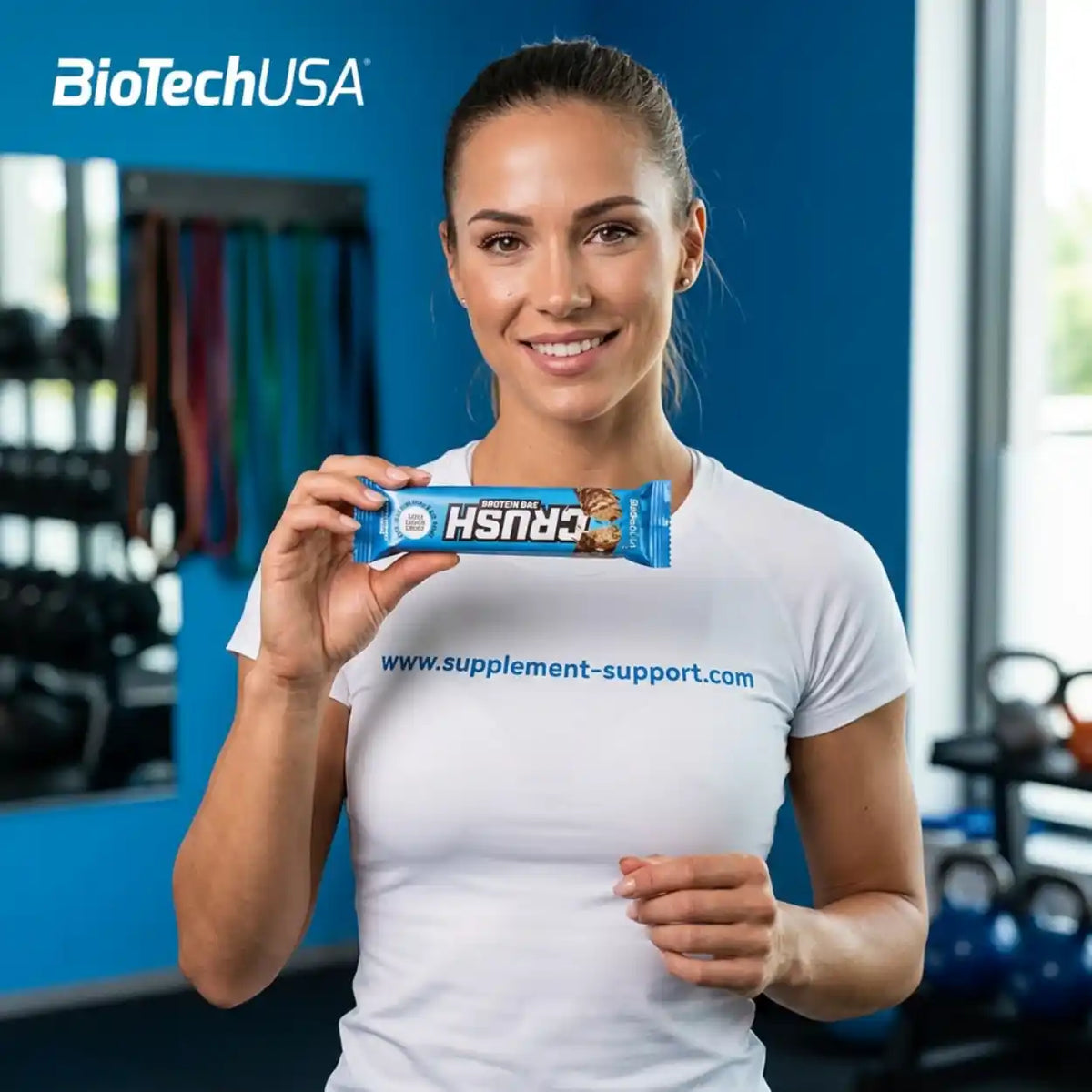 Barre protéinée BioTech USA Crush 64 g