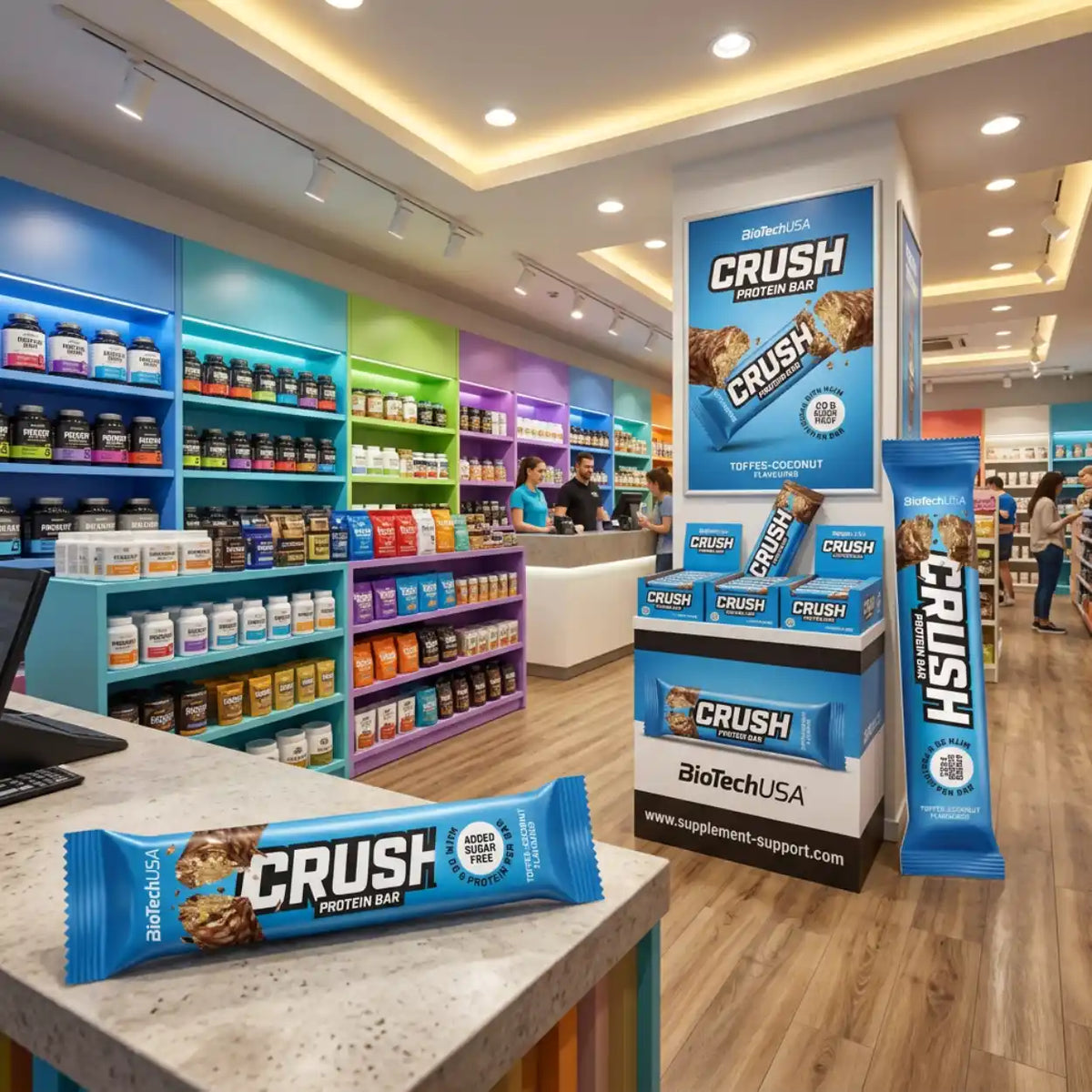 Barre protéinée BioTech USA Crush 64 g