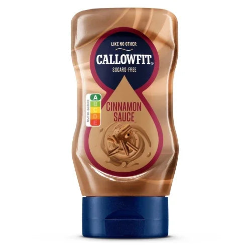 Callowfit Zimt-Sauce, zuckerfrei, ideal für Sportler und Fitness-Enthusiasten