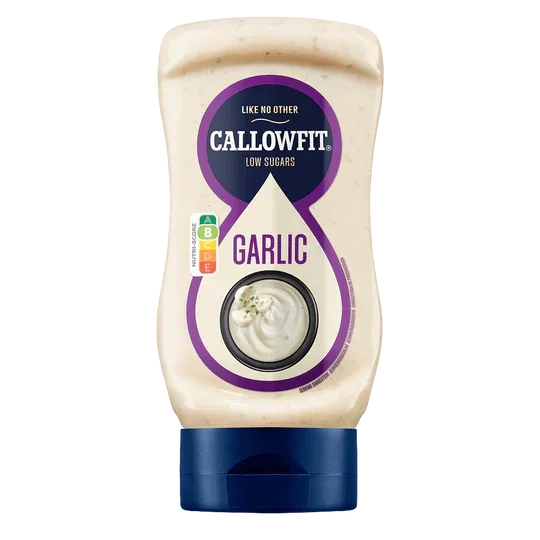Callowfit Knoblauch-Sauce mit niedrigem Zuckergehalt für Sportler und Fitness-Enthusiasten