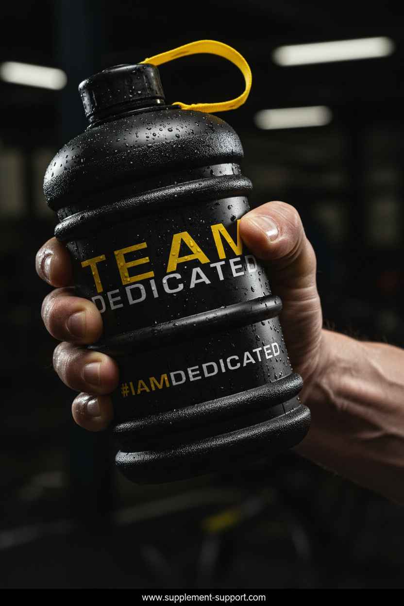 Dedicated Waterbottle - Matt Black 2,2L