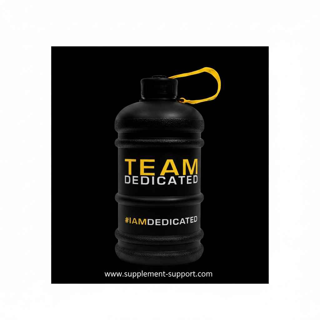 Dedicated Waterbottle - Matt Black 2,2L