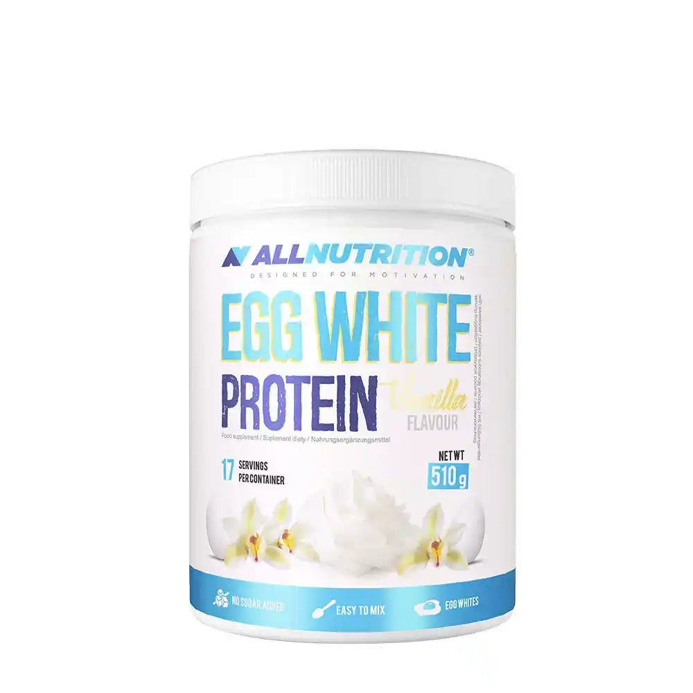 AllNutrition Eiweißpulver Vanille Geschmack, 510g, ohne Zucker, ideal für Sportler und Fitness