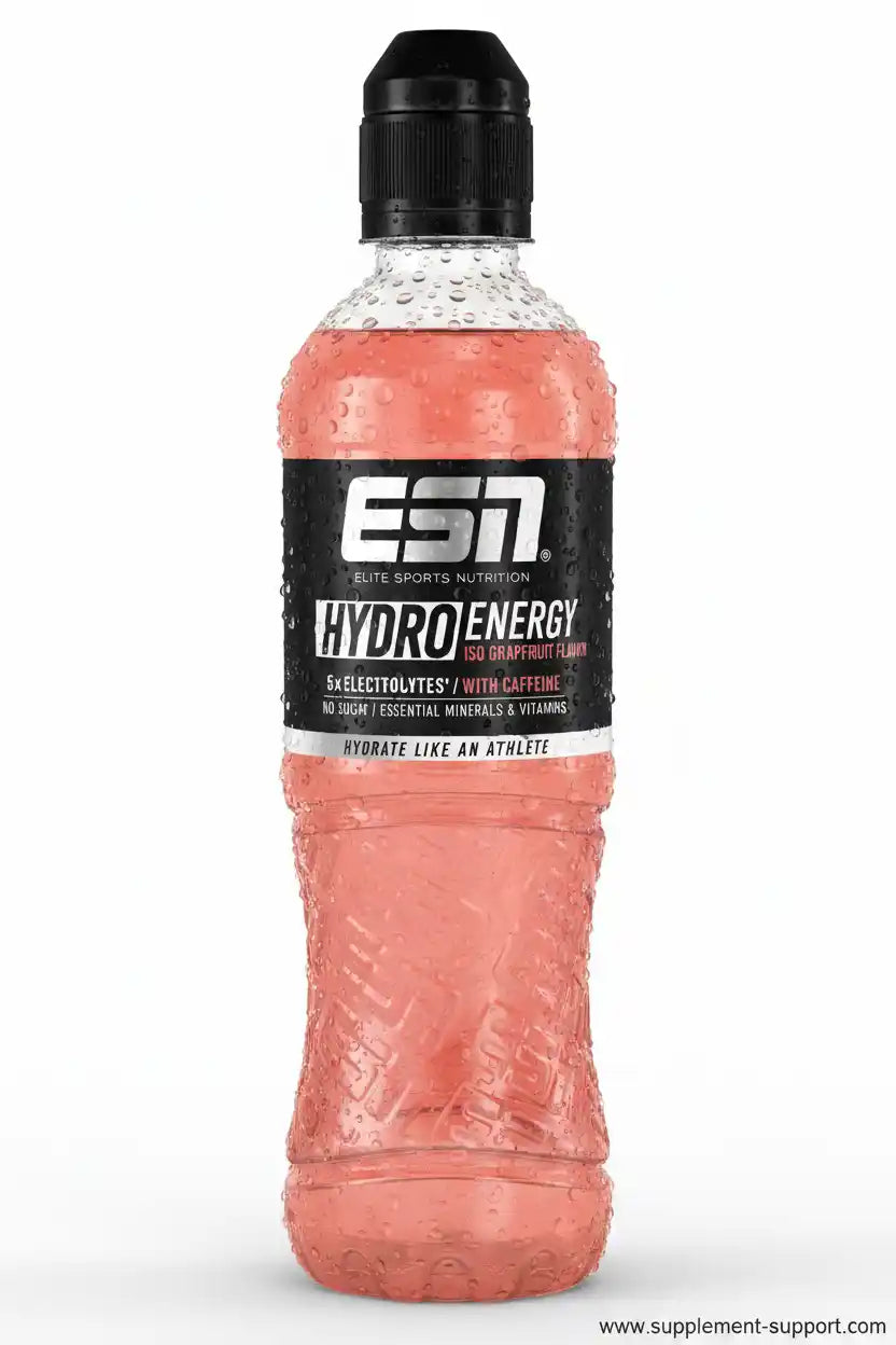 ESN Hydro Energy Iso Grapefruit Flavour mit Koffein, Elektrolyten & Vitaminen – Sportgetränk für Athleten