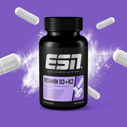 ESN Vitamin D3 + K2 120 Kapseln 5600i.e. - Supplement-Support.com
