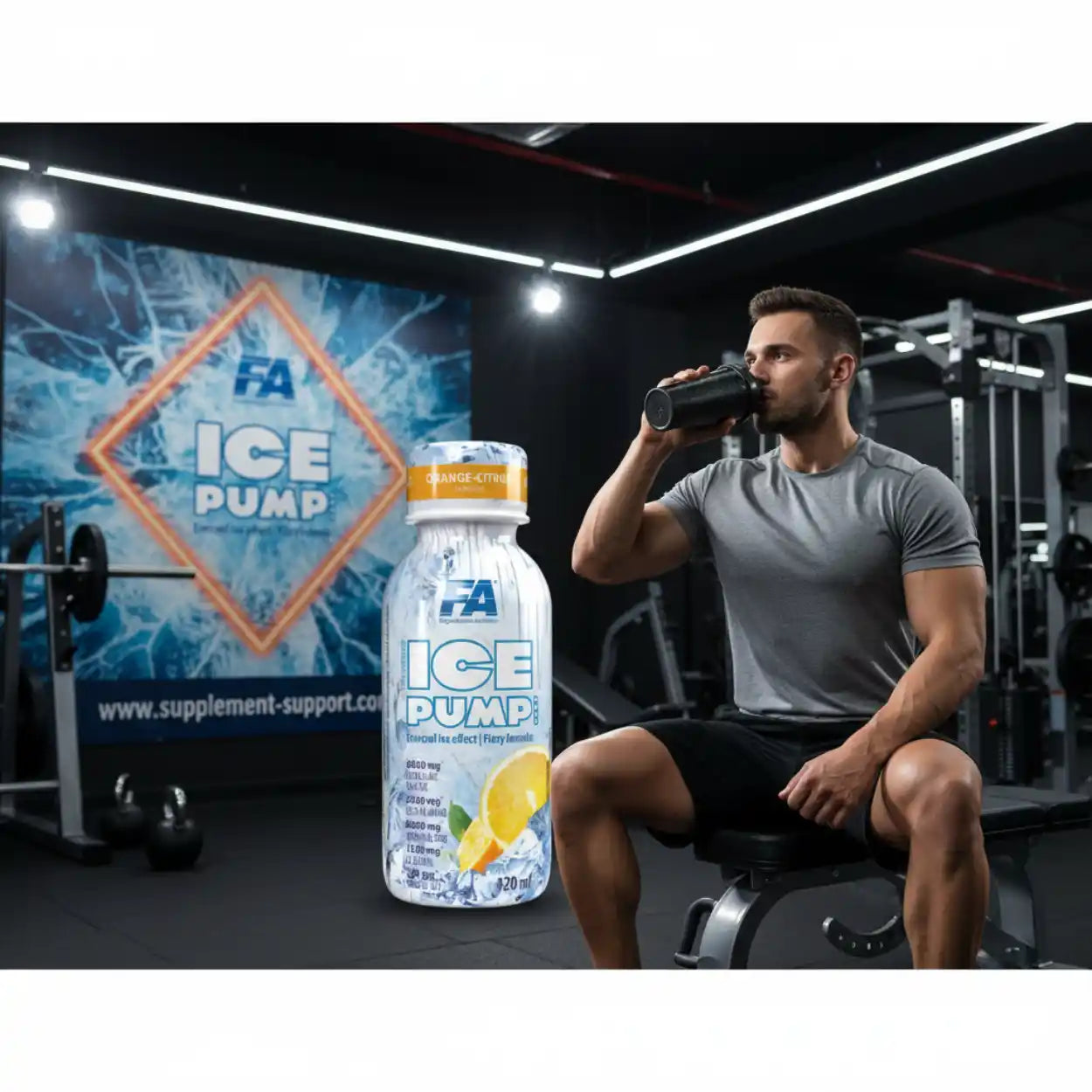 ICE PUMP Shot Pre Workout Booster 24x120ml - Supplement-Support.com