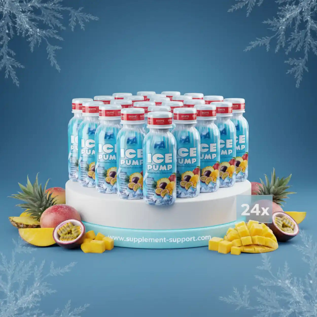 ICE PUMP Shot Pre Workout Booster 24x120ml - Supplement-Support.com