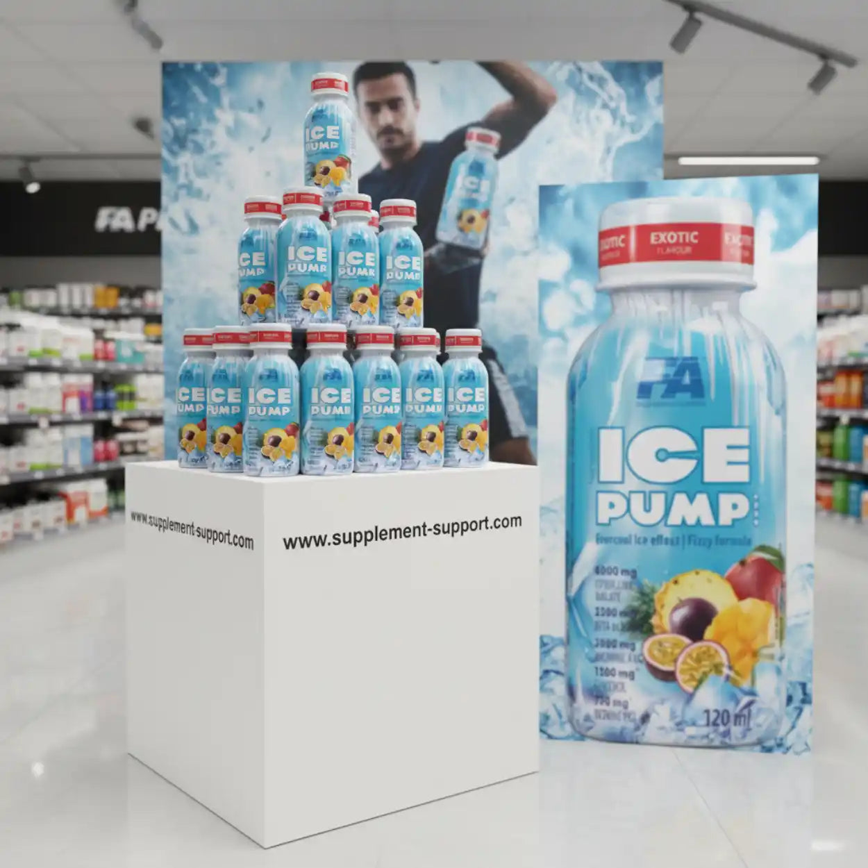 ICE PUMP Shot Pre Workout Booster 120ml - Supplement-Support.com