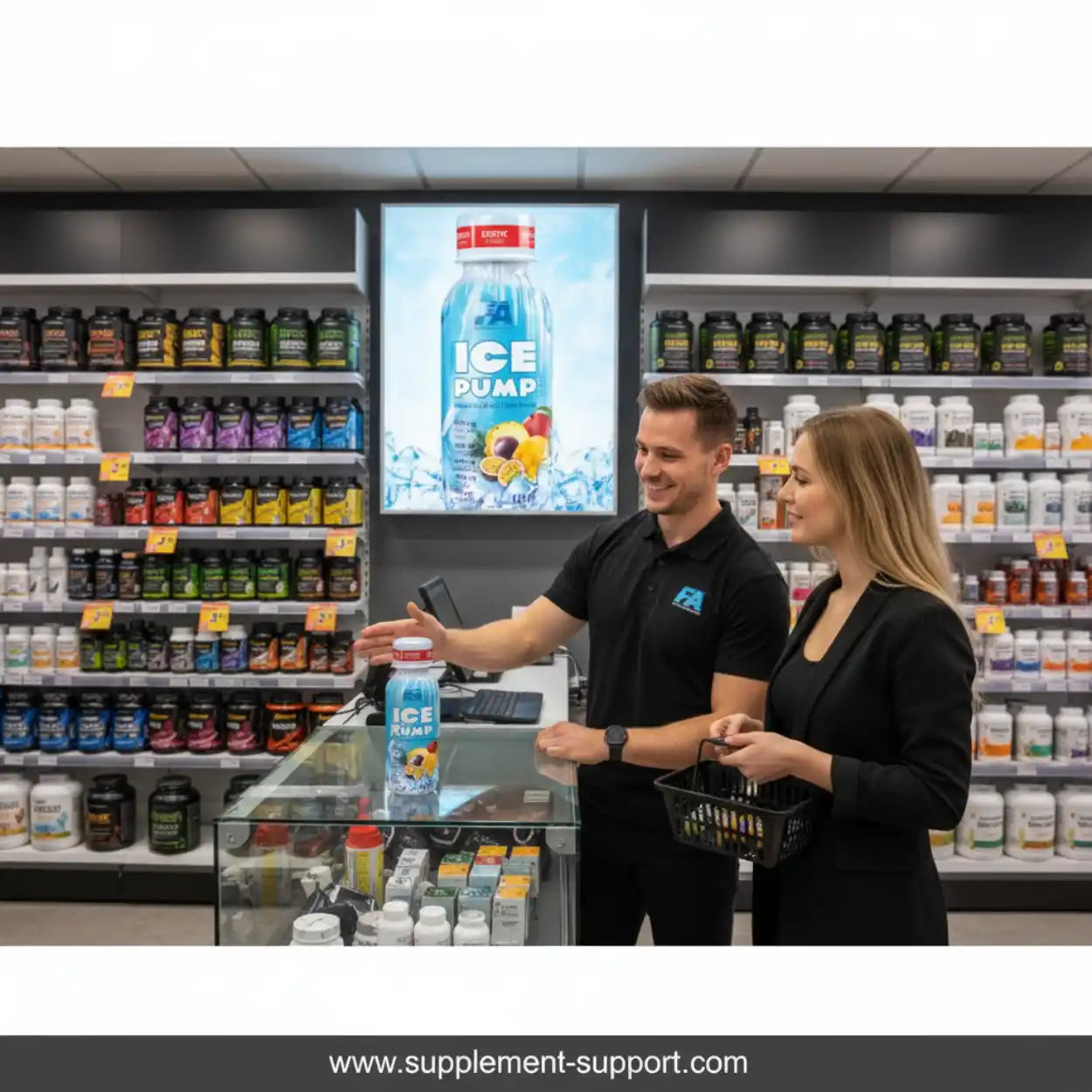 ICE PUMP Shot Pre Workout Booster 12x120ml - Supplement-Support.com
