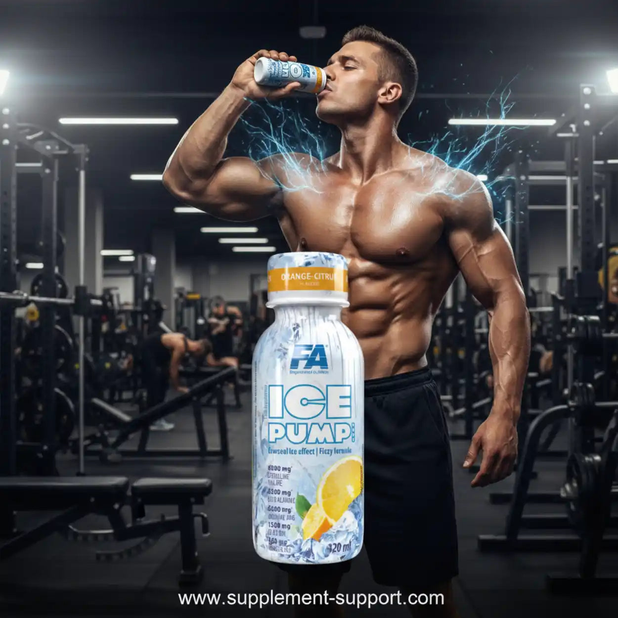 ICE PUMP Shot Pre Workout Booster 24x120ml - Supplement-Support.com