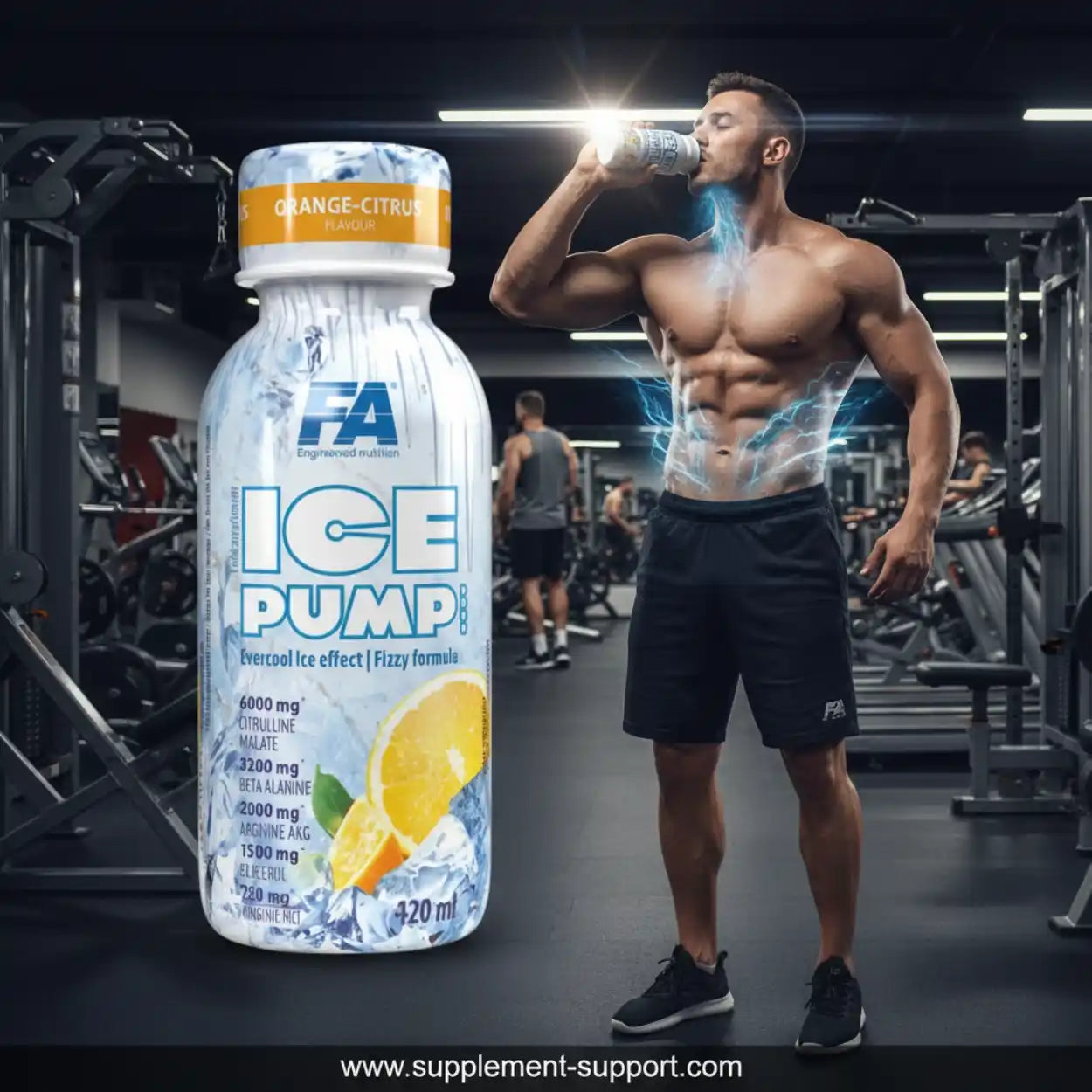 ICE PUMP Shot Pre Workout Booster 120ml - Supplement-Support.com