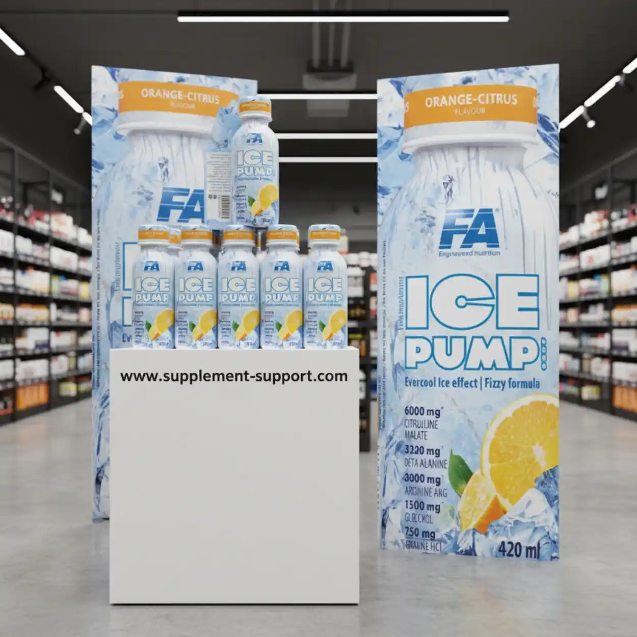 ICE PUMP Shot Pre Workout Booster 12x120ml - Supplement-Support.com