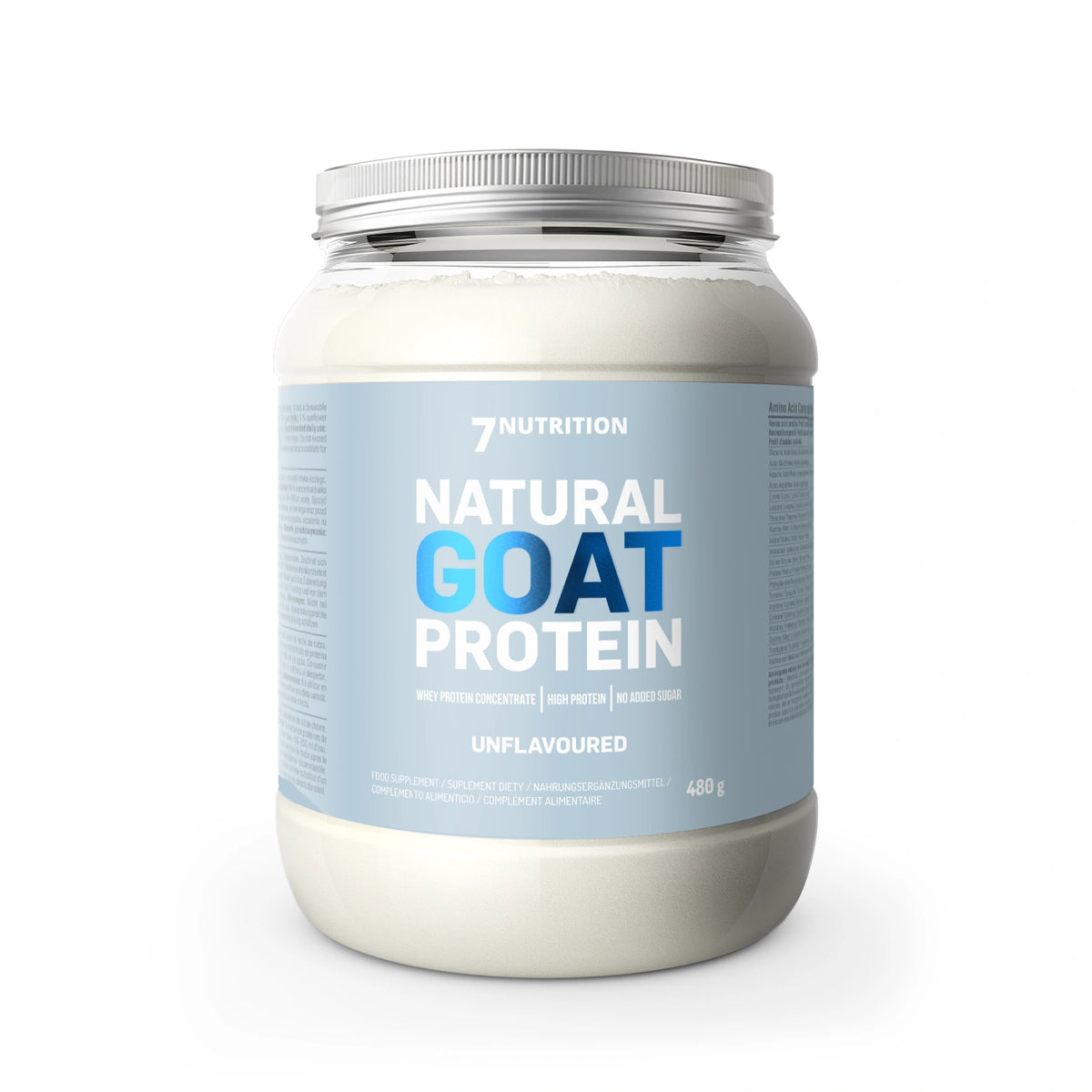 7Nutrition Natural Goat Protein 480g | Protein aus Ziegenmilch