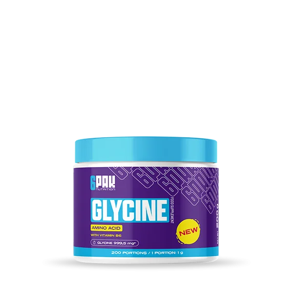 Glycin Aminosäure Nahrungsergänzung mit Vitamin B6, 200 Portionen, neues Produkt für Sportler
