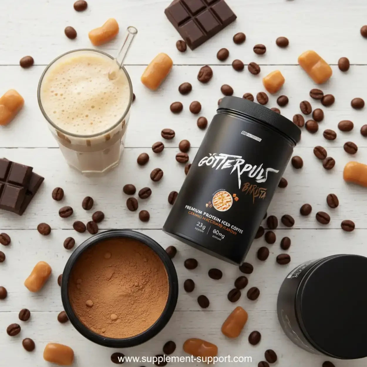 Götterpuls Barista - Premium Protein Iced Coffee 600g - Supplement-Support.com