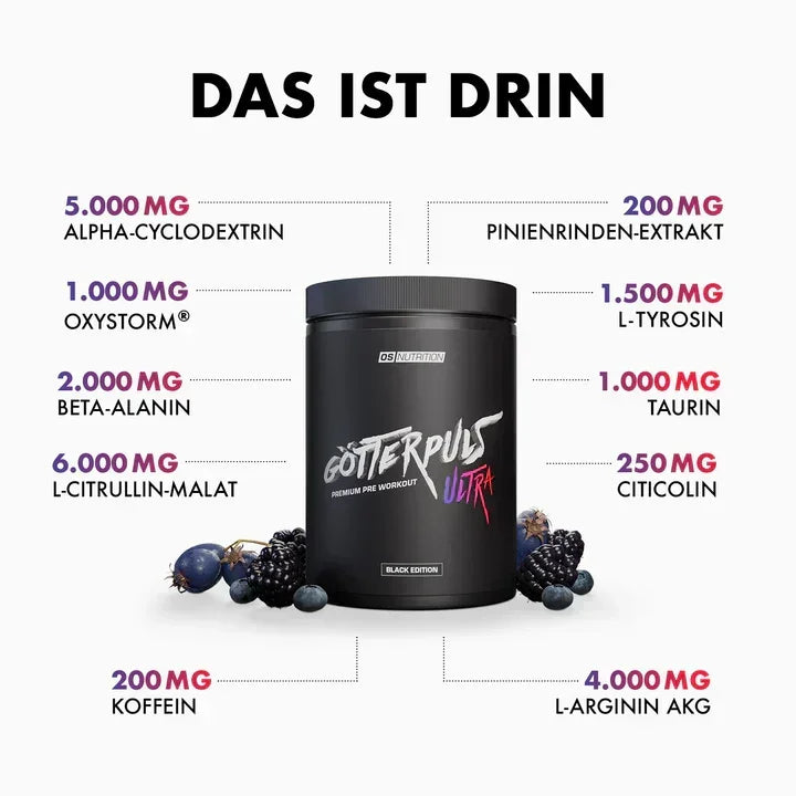 Götterpuls ULTRA - Premium Pre Workout 480g - Supplement-Support.com
