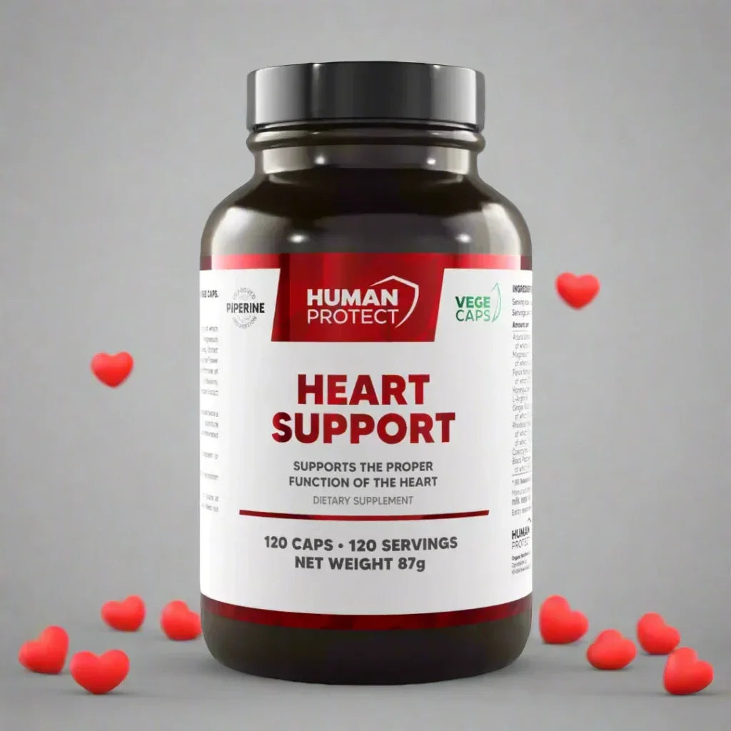 HUMAN PROTECT HEART SUPPORT – 120 VEGE CAPS. - Supplement-Support.com