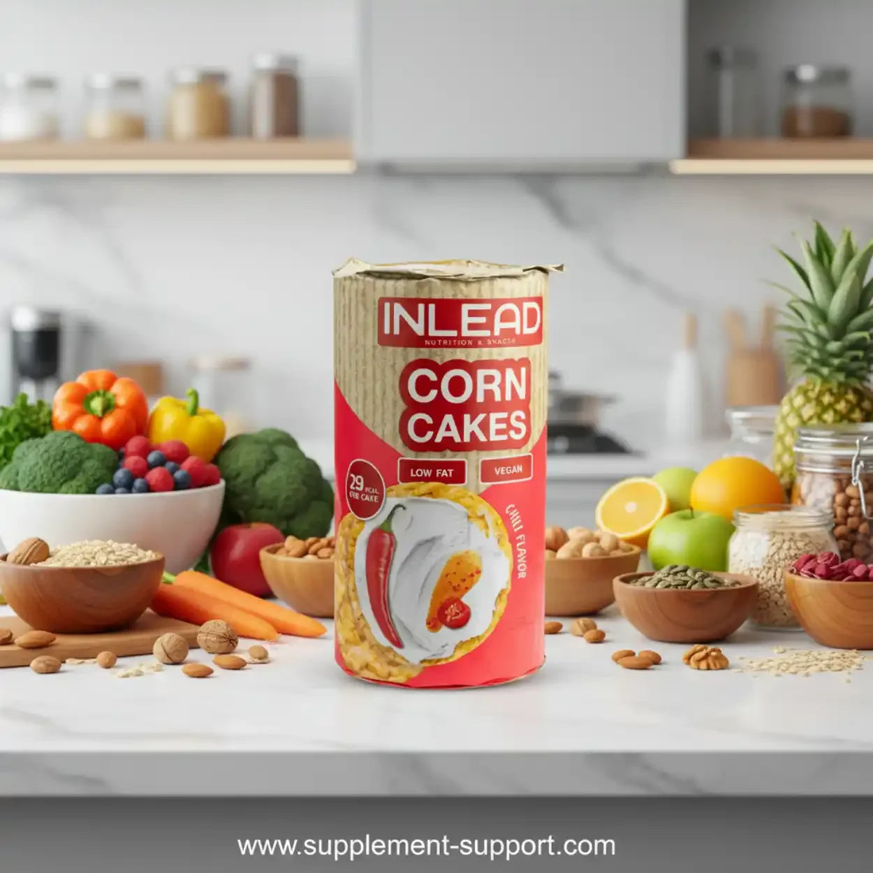 Inlead Corn Cakes 120g - Supplement-Support.com