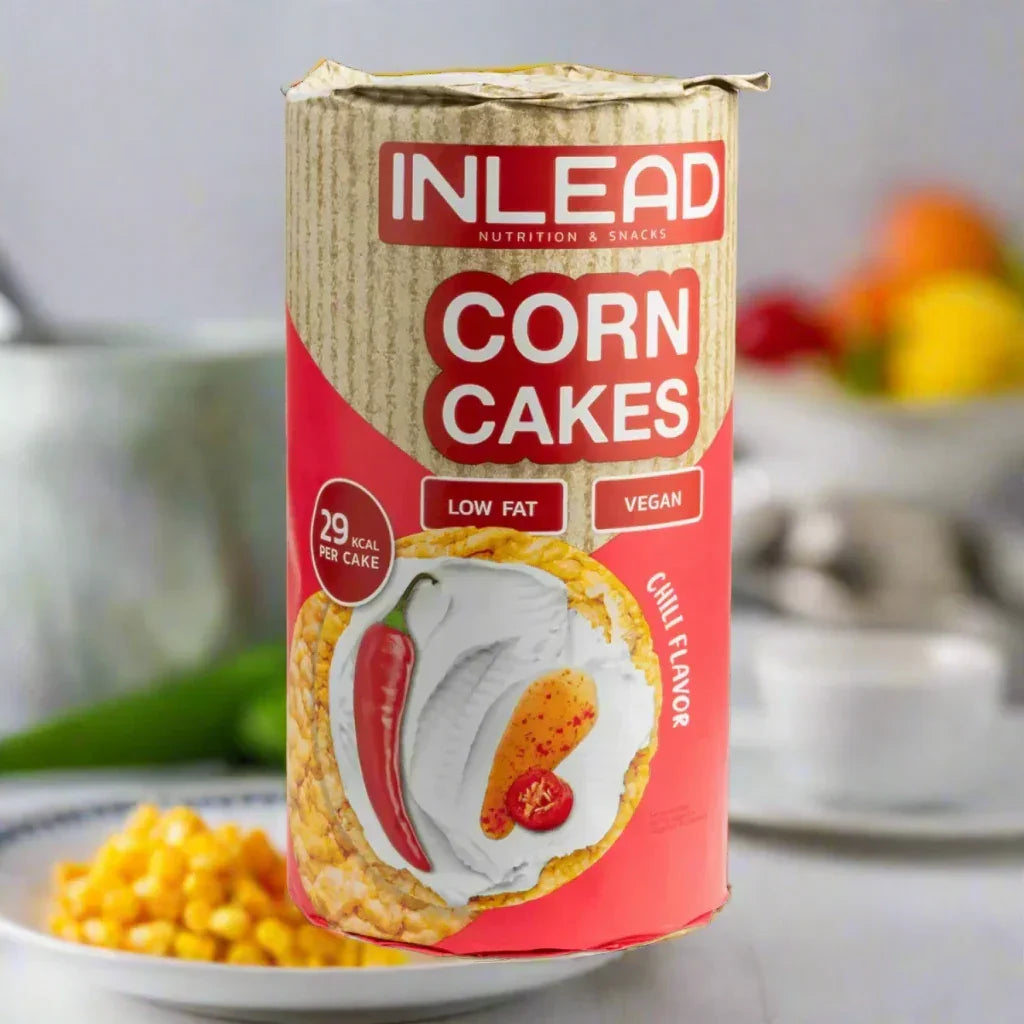 Inlead Corn Cakes mit Chili-Geschmack, fettarm und vegan