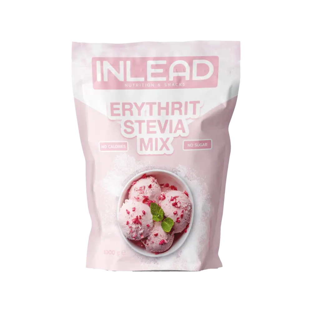 INLEAD Erythrit Stevia Mix – zuckerfrei, kalorienfrei, ideal für Fitness & Sport