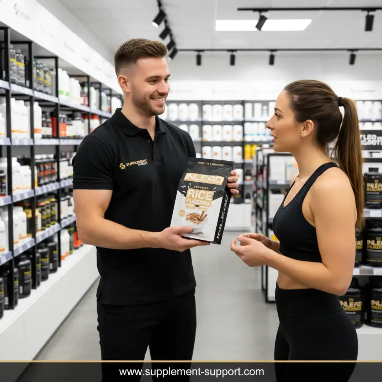 Inlead Instant Rice Pudding 3000g Natural - Supplement-Support.com