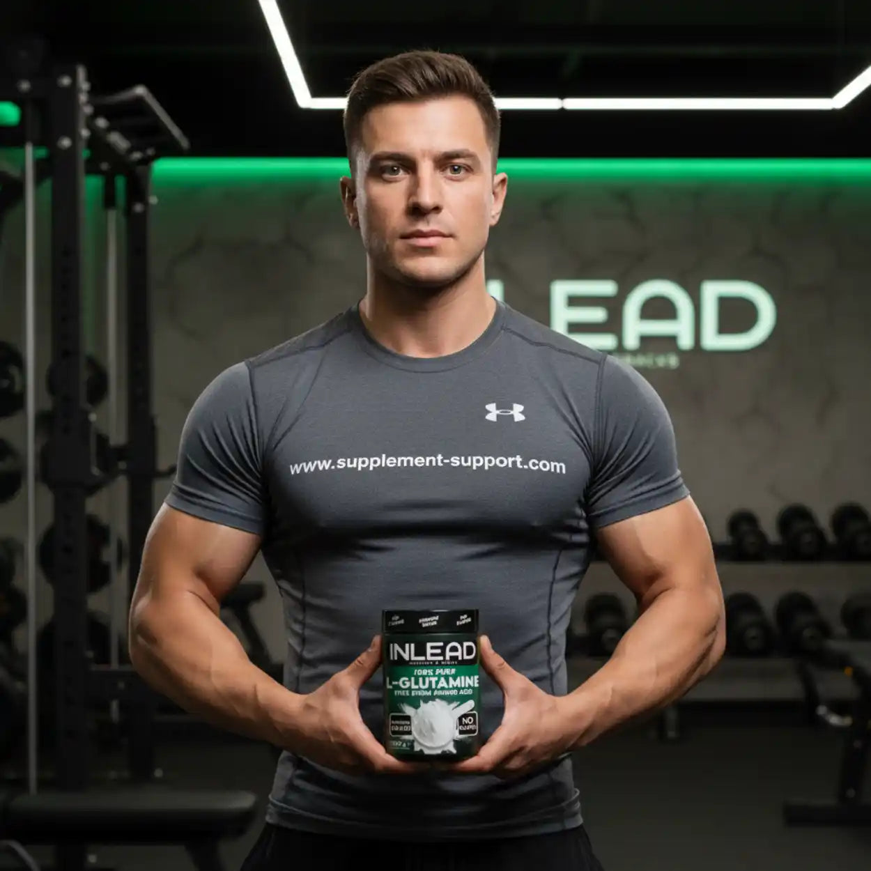 Inlead L-Glutamine 500g - Supplement-Support.com