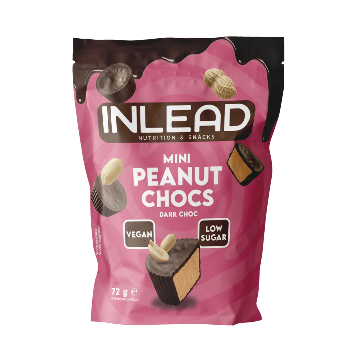 Inlead Mini Peanut Chocs 72g - Supplement-Support.com