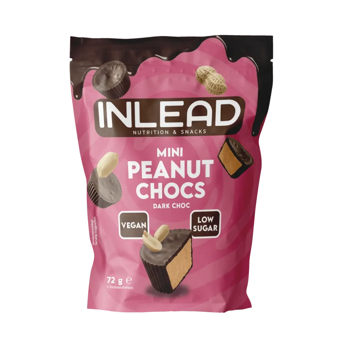 Inlead Mini Peanut Chocs 72g - Supplement-Support.com