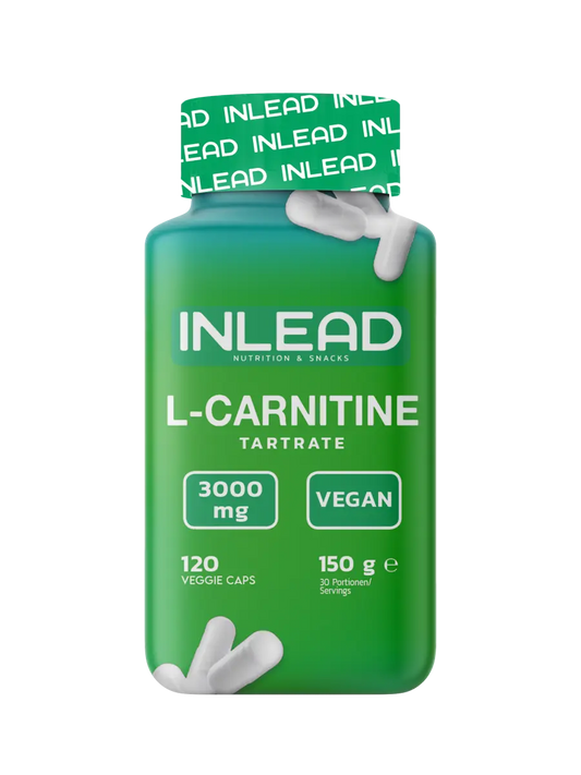 Grüne Dose mit L-Carnitin Kapseln, vegan, 3000mg, 120 Stück, Sportnahrung