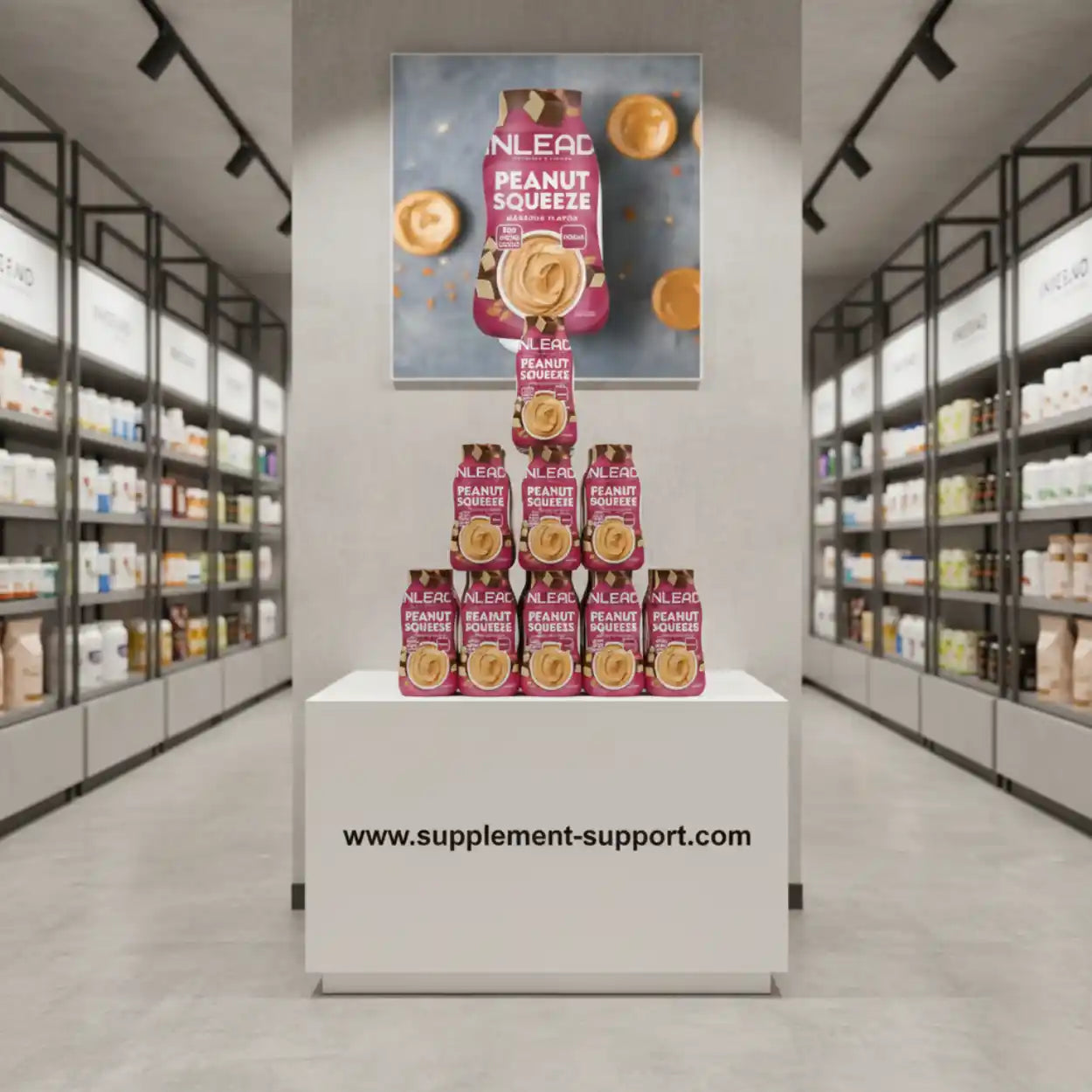 Inlead Peanut Squeeze 520g - Supplement-Support.com