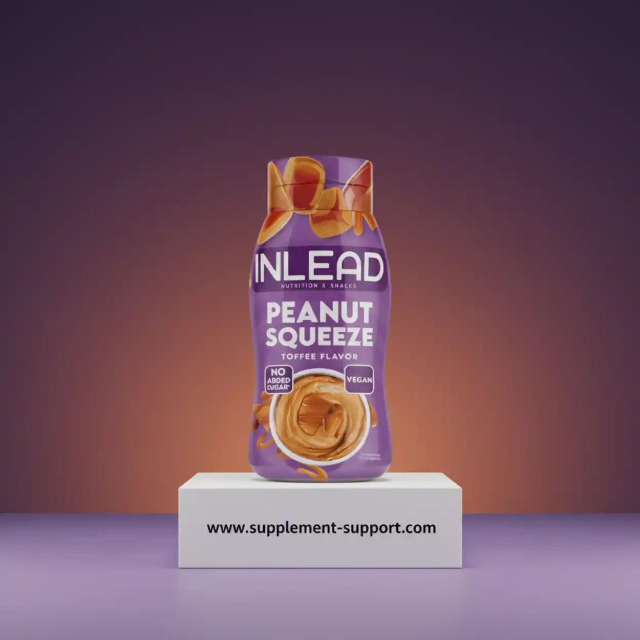 Inlead Peanut Squeeze 520g - Supplement-Support.com