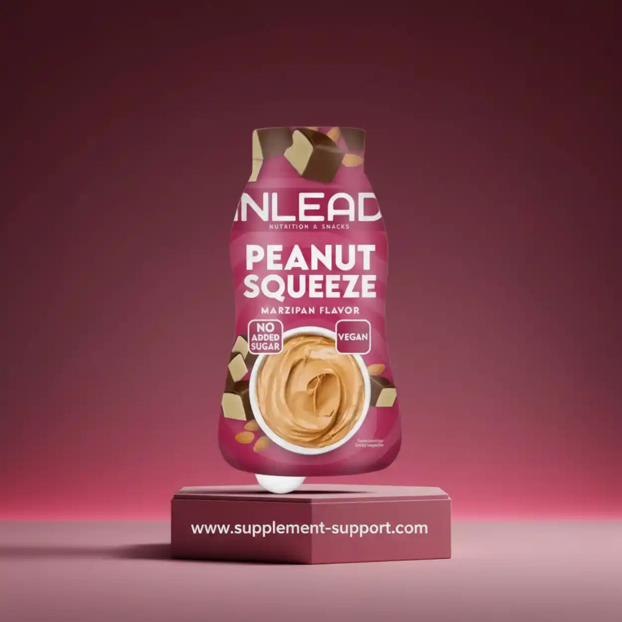 Inlead Peanut Squeeze 520g - Supplement-Support.com