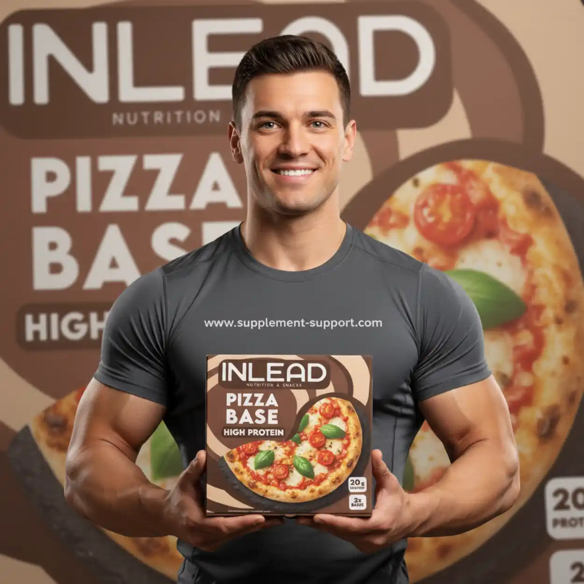 Inlead Nutrition Protein Pizza Base (2x125g)