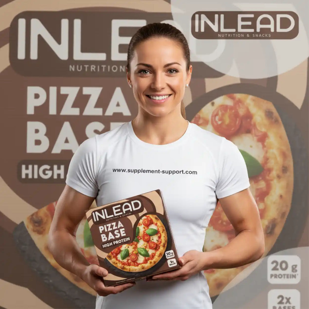 Inlead Nutrition Protein Pizza Base (2x125g)
