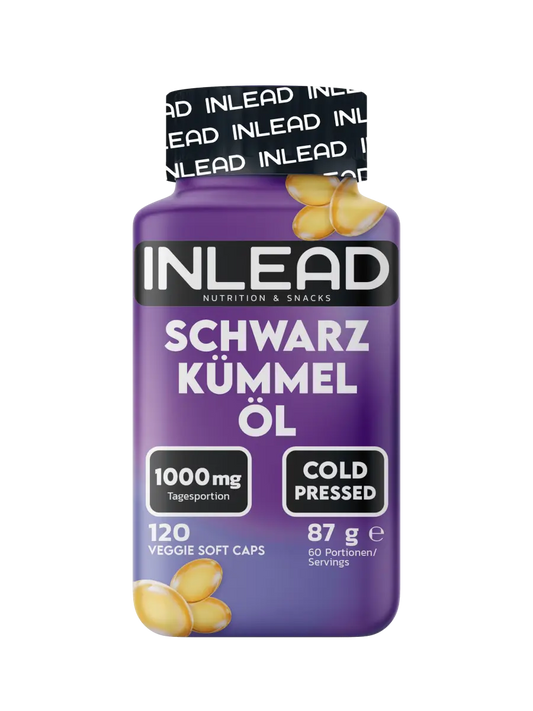 Inlead Nutrition Schwarzkümmelöl – 120 Kapseln