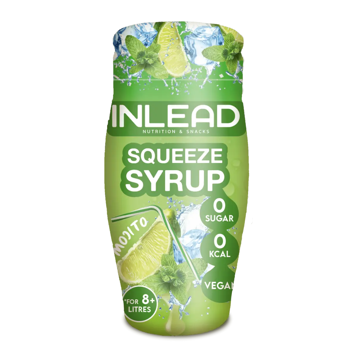 Inlead Squeeze Syrup Mojito – zuckerfrei, kalorienfrei, vegan für 8+ Liter Getränke