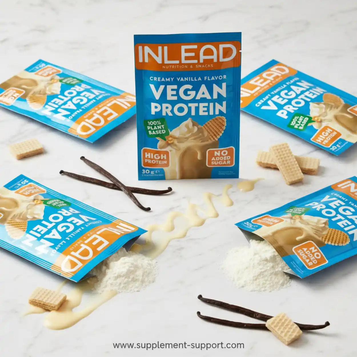 Inlead Vegan Protein 30g Probe - Supplement-Support.com