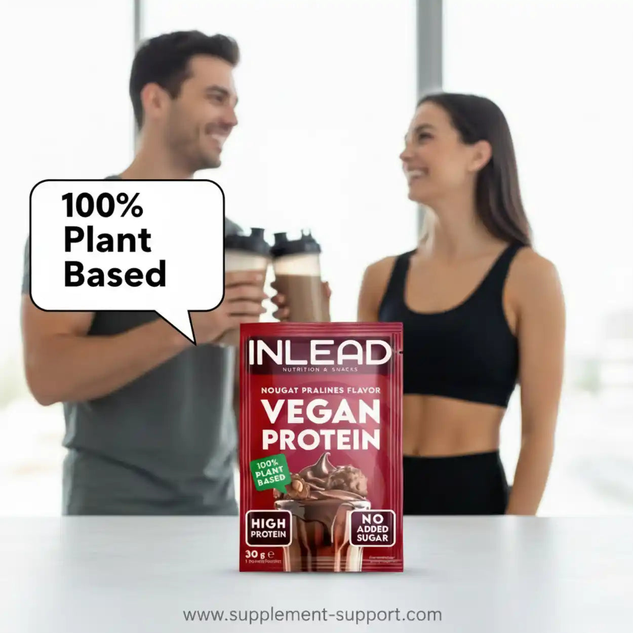Inlead Vegan Protein 30g Probe - Supplement-Support.com